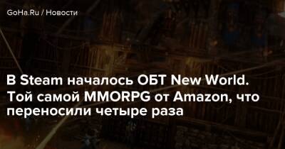 В Steam началось ОБТ New World. Той самой MMORPG от Amazon, что переносили четыре раза - goha.ru - Австралия