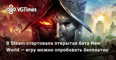 В Steam стартовала открытая бета New World — игру можно опробовать бесплатно - vgtimes.ru