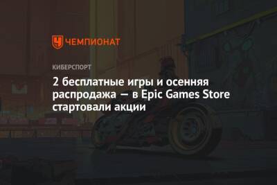 2 бесплатные игры и осенняя распродажа — в Epic Games Store стартовали акции - championat.com