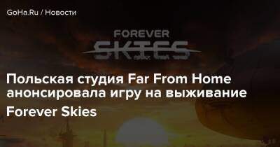 Польская студия Far From Home анонсировала игру на выживание Forever Skies - goha.ru - Южная Корея - Япония - Польша