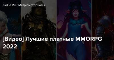 Джерри Хук - [Видео] Лучшие платные MMORPG 2022 - goha.ru