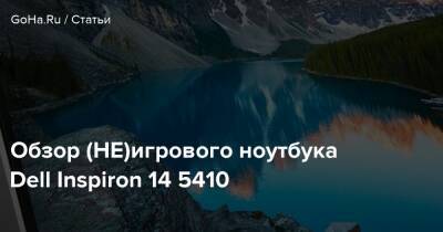 Обзор (НЕ)игрового ноутбука Dell Inspiron 14 5410 - goha.ru