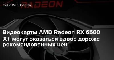 Видеокарты AMD Radeon RX 6500 XT могут оказаться вдвое дороже рекомендованных цен - goha.ru - Франция - Германия