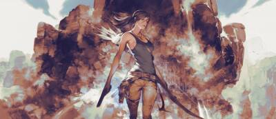 Лариса Крофт - Дизайнер NieR: Automata нарисовал Лару Крофт — вы можете заменить его иллюстрацией обложку Rise of the Tomb Raider - gamemag.ru - Япония