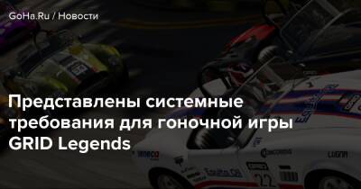 Джон Рэкхем - Представлены системные требования для гоночной игры GRID Legends - goha.ru
