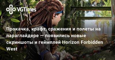 Прокачка, крафт, сражения и полеты на параглайдере — появились новые скриншоты и геймплей Horizon Forbidden West - vgtimes.ru