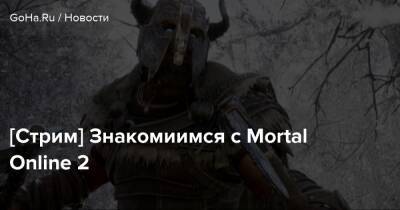 [Стрим] Знакомиимся с Mortal Online 2 - goha.ru