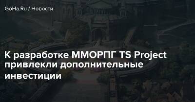 К разработке ММОРПГ TS Project привлекли дополнительные инвестиции - goha.ru