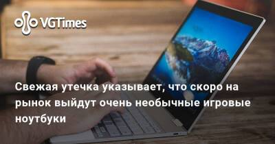 Ирина Мейер - Свежая утечка указывает, что скоро на рынок выйдут очень необычные игровые ноутбуки - vgtimes.ru - Китай - Россия