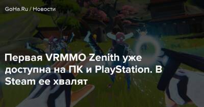 Первая VRMMO Zenith уже доступна на ПК и PlayStation. В Steam ее хвалят - goha.ru - city Last