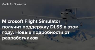 Microsoft Flight Simulator получит поддержку DLSS в этом году. Новые подробности от разработчиков - goha.ru - Австралия - Испания - Португалия
