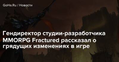 Гендиректор студии-разработчика MMORPG Fractured рассказал о грядущих изменениях в игре - goha.ru