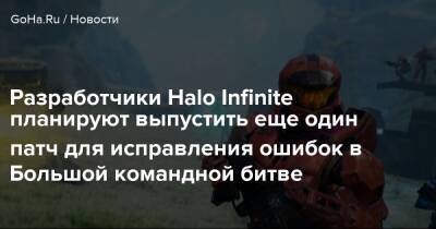 Разработчики Halo Infinite планируют выпустить еще один патч для исправления ошибок в Большой командной битве - goha.ru