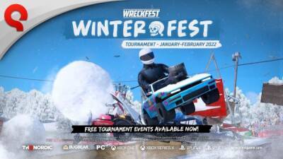 Новое обновление Wreckfest добавило зимний турнир Winterfest - playground.ru