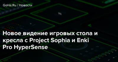 Новое видение игровых стола и кресла с Project Sophia и Enki Pro HyperSense - goha.ru