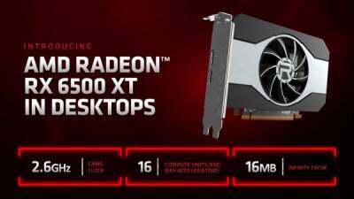 В Европе ценник видеокарты AMD Radeon RX 6500 XT начинается с 300 евро - playground.ru
