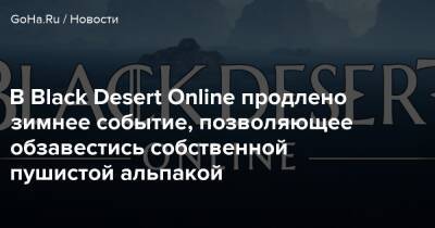 Гарри Поттер - В Black Desert Online продлено зимнее событие, позволяющее обзавестись собственной пушистой альпакой - goha.ru