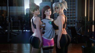 Создатель видео для взрослых показал новые модели девушек из Overwatch: его пост стал популярнее, чем анонс релиза игры - playground.ru