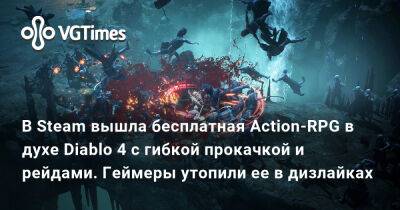 В Steam вышла бесплатная Action-RPG в духе Diablo 4 с гибкой прокачкой и рейдами. Геймеры утопили ее в дизлайках - vgtimes.ru