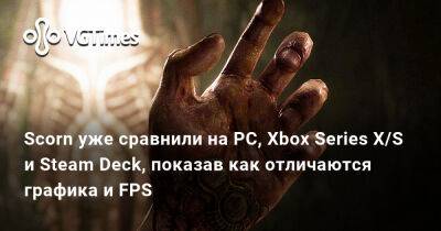 Scorn уже сравнили на PC, Xbox Series X/S и Steam Deck, показав как отличаются графика и FPS - vgtimes.ru