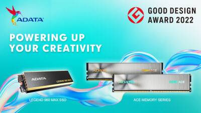 ADATA получила награды за лучший дизайн оперативной памяти и SSD-накопителя - cubiq.ru