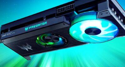 Acer показала свою первую видеокарту Intel Arc A770: дебютное изображение - gametech.ru