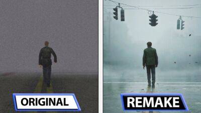 Первое сравнение ремейка Silent Hill 2 и оригинального хоррора - playground.ru
