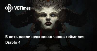 В сеть слили несколько часов геймплея Diablo 4 - vgtimes.ru