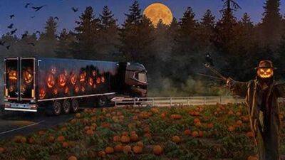 Даже дальнобойщики отмечают Хэллоуин — Новый ивент стартовал в Euro Truck Simulator 2 и American Truck Simulator - mmo13.ru - Сша