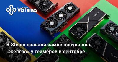 Valve назвала самую популярную видеокарту среди пользователей Steam в сентябре - vgtimes.ru