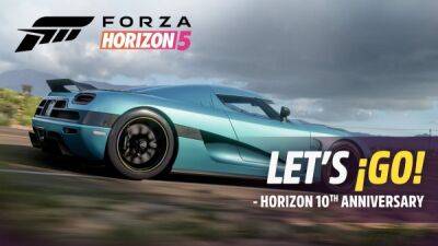Playground Games рассказали про празднование 10-летнего юбилея серии в Forza Horizon 5 - playground.ru