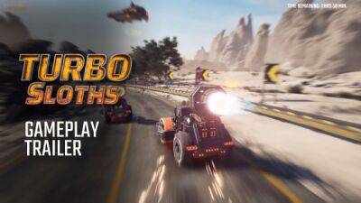 Новый геймплейный трейлер боевой гонки Turbo Sloths - playground.ru