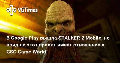 В Google Play вышла STALKER 2 Mobile, но вряд ли этот проект имеет отношение к GSC Game World - vgtimes.ru