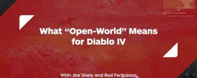 Джон Шелли - Интервью IGN с Родом Фергюссоном и Джо Шелли о Diablo IV: Карта, открытый мир и система известности - noob-club.ru