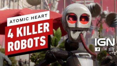 В новом видео разработчики Atomic Heart представили роботов, с которыми игрокам придётся столкнуться - playground.ru