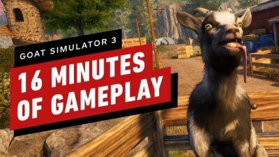 16 минут начала игры Goat Simulator 3 - playground.ru