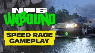Геймплей Need for Speed Unbound "Скоростная гонка" - playground.ru