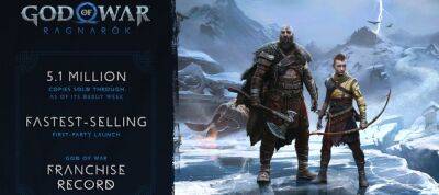 У God of War Ragnarok крупнейшие продажи в истории эксклюзивов PlayStation - zoneofgames.ru
