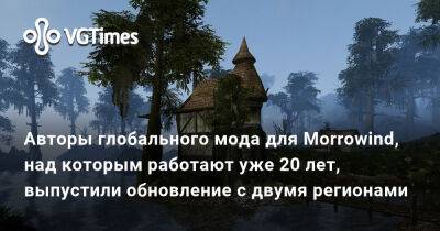 Авторы глобального мода для Morrowind, над которым работают уже 20 лет, выпустили обновление с двумя регионами - vgtimes.ru