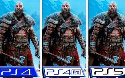 Как God of War Ragnarok выглядит на PS5, PS4 и PS4 Pro. Появилось видеосравнение - gametech.ru