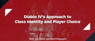 Diablo Iv - Джон Шелли - Интервью IGN с Родом Фергюссоном и Джо Шелли о Diablo IV: классы, умения и таланты - noob-club.ru