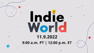 Ноябрьский выпуск Indie World от Nintendo проведут 9 ноября - lvgames.info - Москва