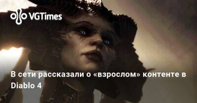 В сети рассказали о «взрослом» контенте в Diablo 4 - vgtimes.ru - Сша