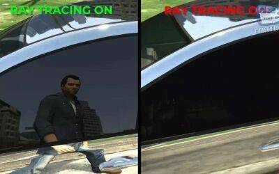 Глен Скофилд - Джефф Килли - Смотрим, как выглядит GTA 5 с трассировкой лучей на PS5 и Xbox Series X. В сравнении показаны показывает значительные улучшения - gametech.ru - Santos