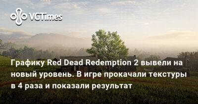 Графику Red Dead Redemption 2 вывели на новый уровень. В игре прокачали текстуры в 4 раза и показали результат - vgtimes.ru