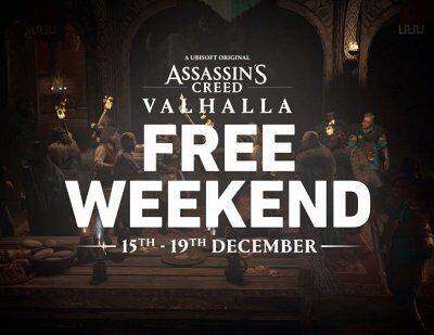 С 15 по 19 декабря можно будет бесплатно поиграть в Assassin’s Creed Valhalla. - wargm.ru