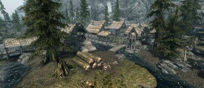 Игрок впечатляюще воссоздал в Far Cry 5 Ривервуд из The Elder Scrolls V: Skyrim - gamemag.ru - деревня Ривервуд