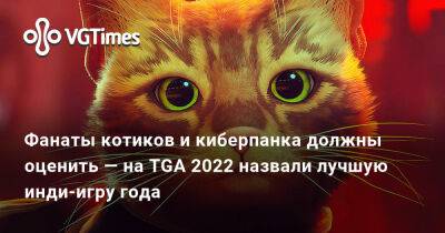 Фанаты котиков и киберпанка должны оценить — на TGA 2022 назвали лучшую инди-игру года - vgtimes.ru