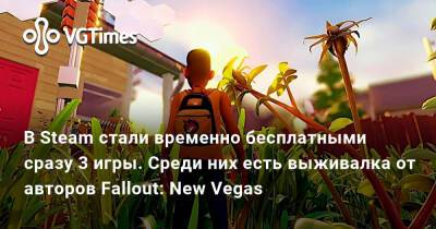 В Steam стали временно бесплатными сразу 3 игры, включая выживалку от создателей Fallout: New Vegas - vgtimes.ru