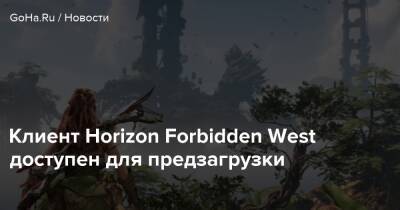 Клиент Horizon Forbidden West доступен для предзагрузки - goha.ru - Сша - Япония